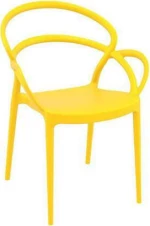 Καρέκλα Πολυπροπυλενίου Mila Yellow