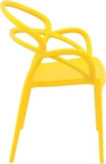 Καρέκλα Πολυπροπυλενίου Mila Yellow