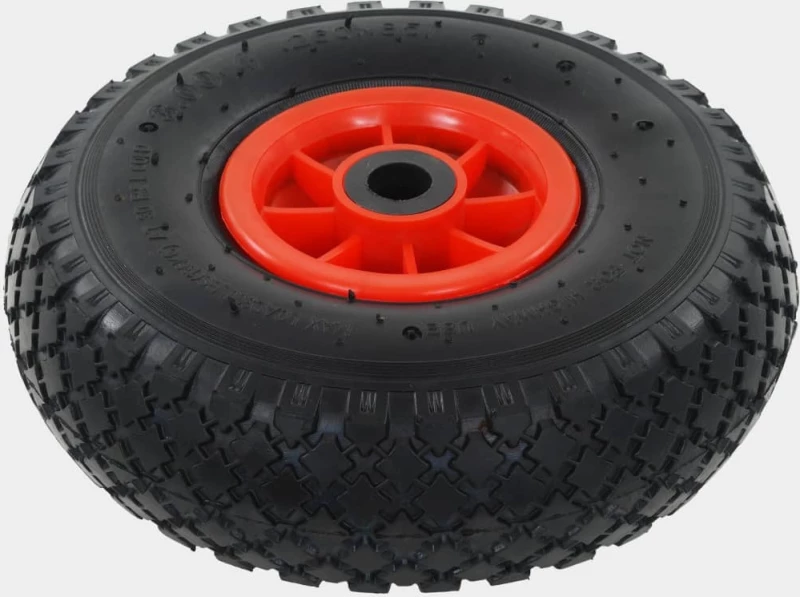 vidaXL Ρόδες για Καρότσια Μεταφοράς 4 τεμ. 3.00-4 (260x85) Καουτσούκ 142970