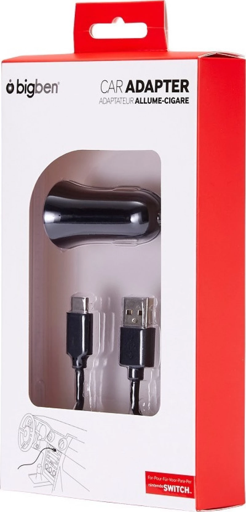 Bigben Interactive Tablet Car Charging Adaptor Switch