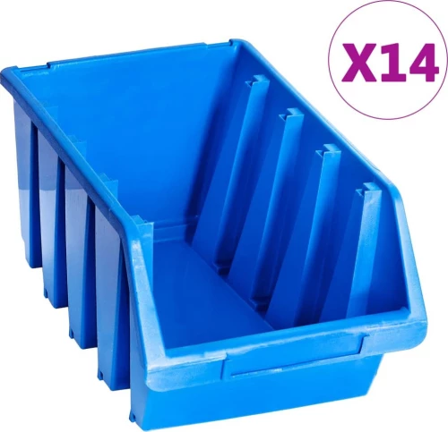 vidaXL 146286 Σκαφάκια Εργαλείων 20.4x34x15.5cm 14τεμ
