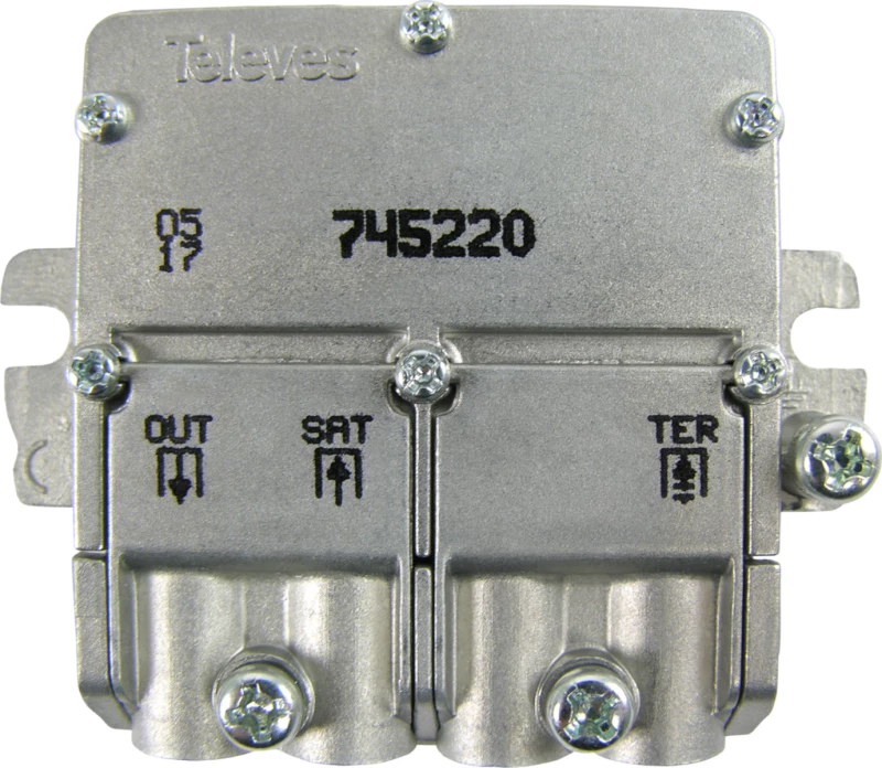 Televes Mini-Combiner TV-SAT 2 Inputs