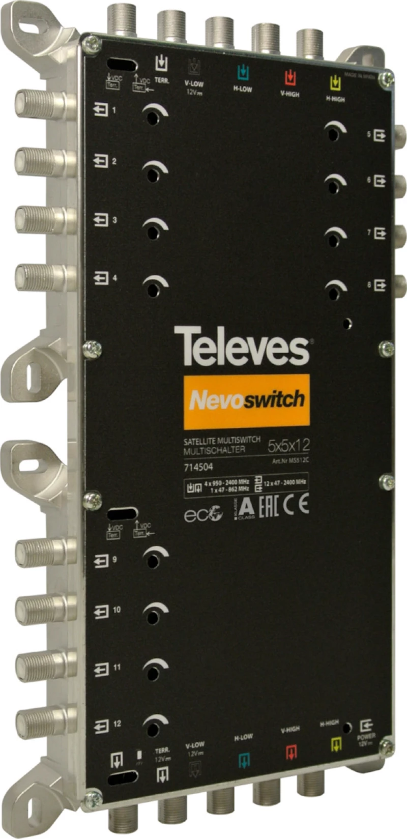 Televes Nevoswitch 5 Inputs - 12 Outputs