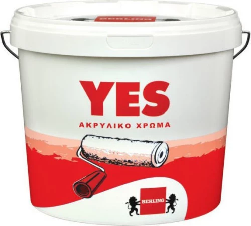Berling Τσιμεντόχρωμα Ακρυλικό Yes 0.75lt Λευκό