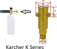 Karcher Μεταλλικός Αντάπτορας Αφροποιητή Πιεστικού Z90983
