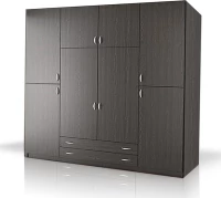 Ντουλάπα Τετράφυλλη με Πατάρι 200x62x239cm