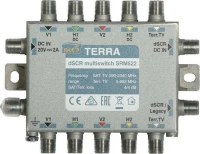 Terra Srm522 Cascadable Wideband Single Cable Multiswitch, Two Outputs, Passive Terrestrial Tv Path