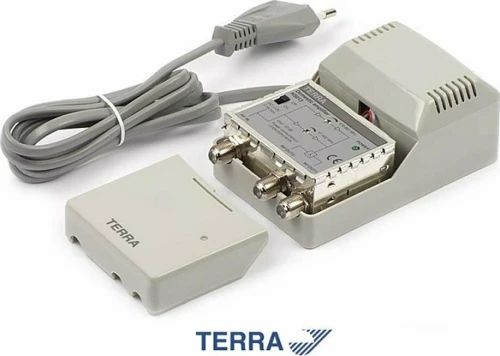 Terra Hs013 Splitband Amplifier 22 Db Gain, 1 Input And 2 Outputs