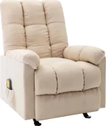 Πολυθρόνα Relax Massage Κρεμ 71.5x96.5x100.5cm