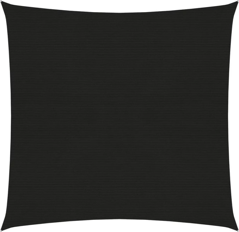 vidaXL Πανί Σκίασης Μαύρο από HDPE 160 gr/m² 7x7m 311720
