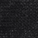 vidaXL Πανί Σκίασης Μαύρο από HDPE 160 gr/m² 7x7m 311720