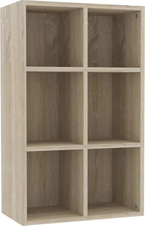vidaXL Ραφιέρα / Βιβλιοθήκη Sonoma Δρυς 66x30x97,8 εκ. από Μοριοσανίδα