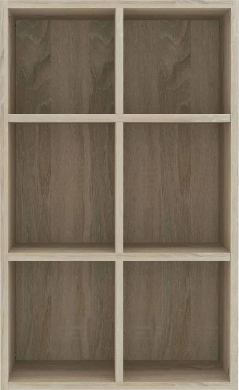 vidaXL Ραφιέρα / Βιβλιοθήκη Sonoma Δρυς 66x30x97,8 εκ. από Μοριοσανίδα