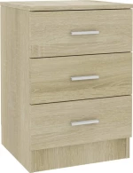 Κομοδίνο Χρώμα Sonoma Δρυς 38 x 35 x 56 εκ. από Μοριοσανίδα