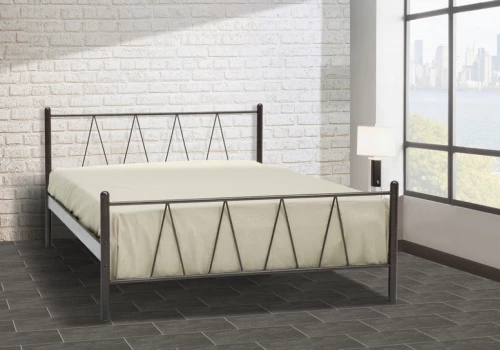 Ίος Κρεβάτι Διπλό Μεταλλικό 150x190cm