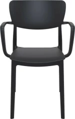 Καρέκλα Πολυπροπυλενίου Lisa 126 Black