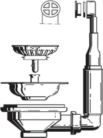 Sanitec Βαλβίδα Υπερχείλισης 91-00-00516