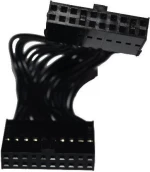 Καλώδιο Επέκτασης 20 Pin Θηλυκό σε 20 Pin Θηλυκό 90142B (9cm) (Μαύρο) (OEM)