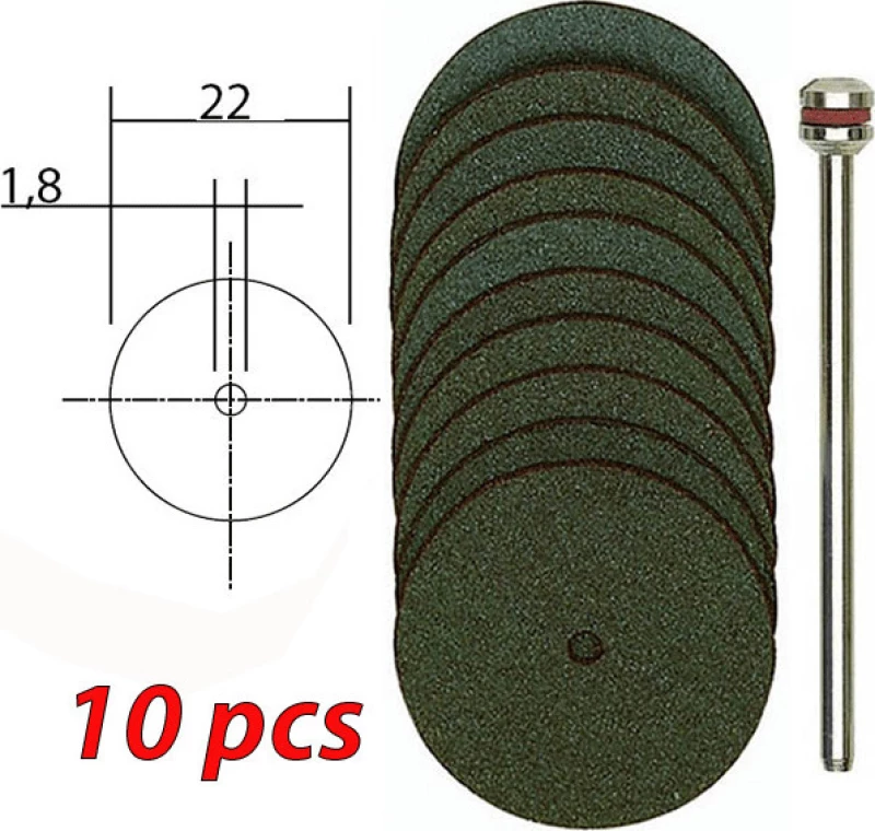 Proxxon Δίσκοι Κοπή 28810 22mm 10τμχ