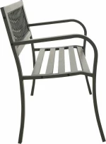Παγκάκι 312039 125x53x77cm Γκρι