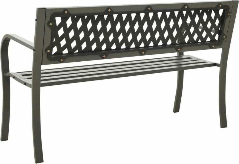 Παγκάκι 312039 125x53x77cm Γκρι