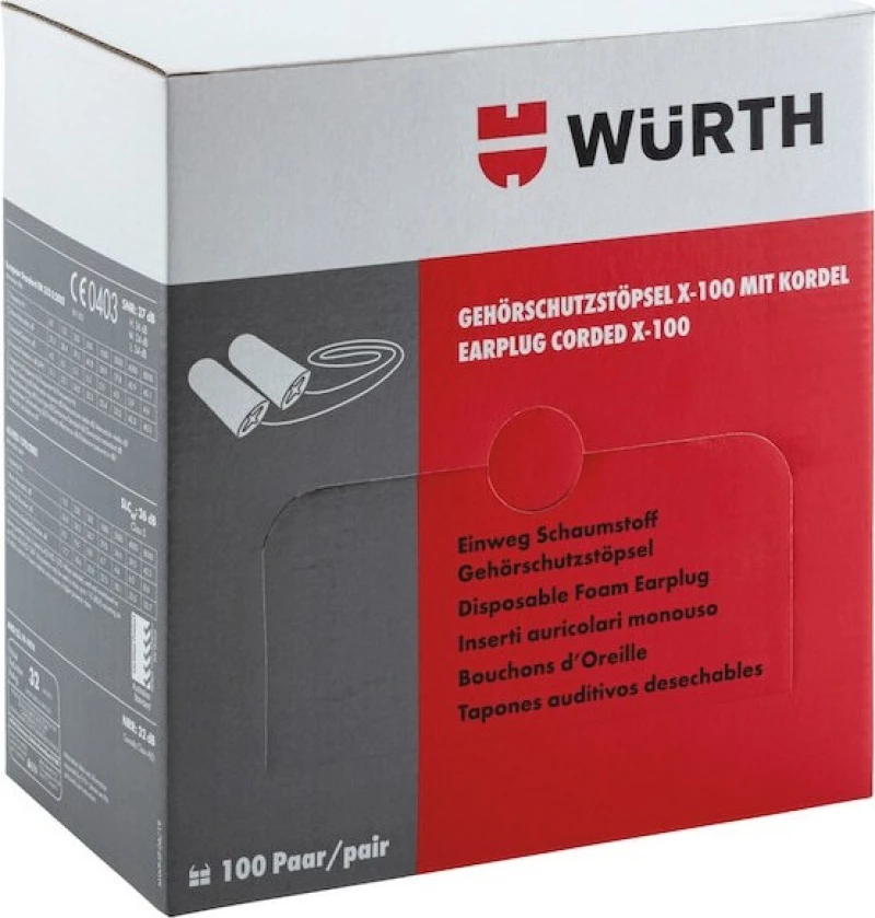 Wurth Ωτοασπίδες Χ-100 0899300332