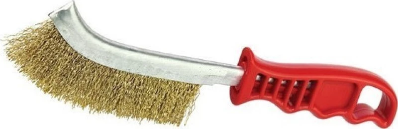 Domanipack Συρματόβουρτσα Bronze με Πλαστική Λαβή SB304801