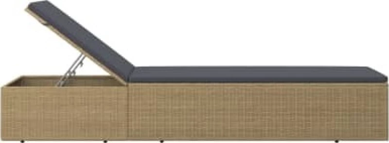 Ξαπλώστρα Rattan 310146 198x60x30cm