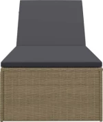 Ξαπλώστρα Rattan 310146 198x60x30cm