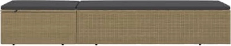 Ξαπλώστρα Rattan 310146 198x60x30cm