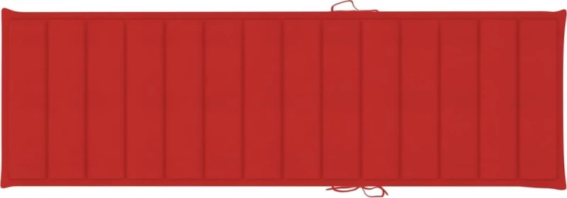 Ξαπλώστρα Ξύλινη Κόκκινο 200x68x86cm