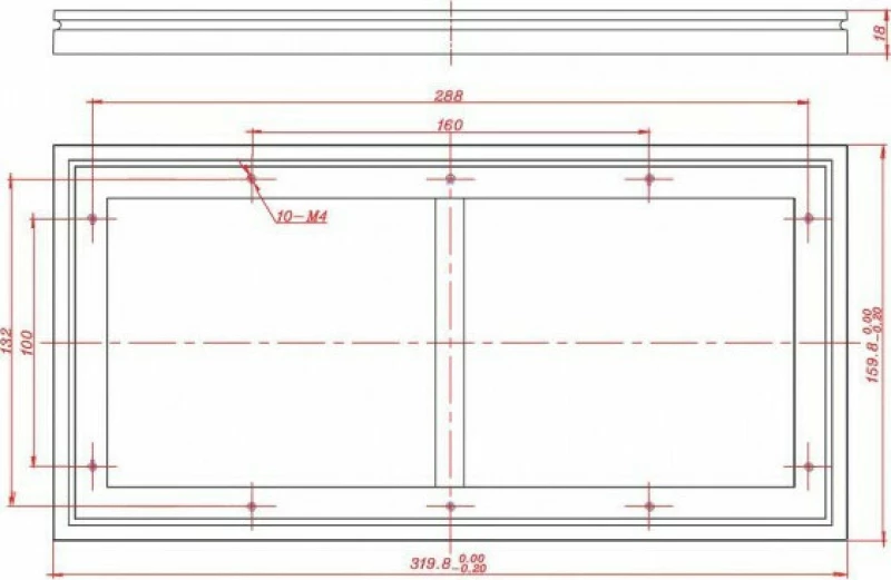 P10 LED MODULE 16X32 WHITE