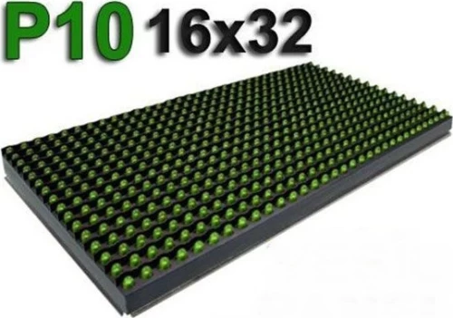 P10 LED MODULE 16X32 GREEN