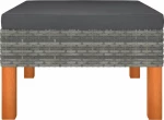 Σκαμπό Rattan Γκρι 315752
