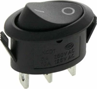 Διακόπτης 3A 250V Μαύρος