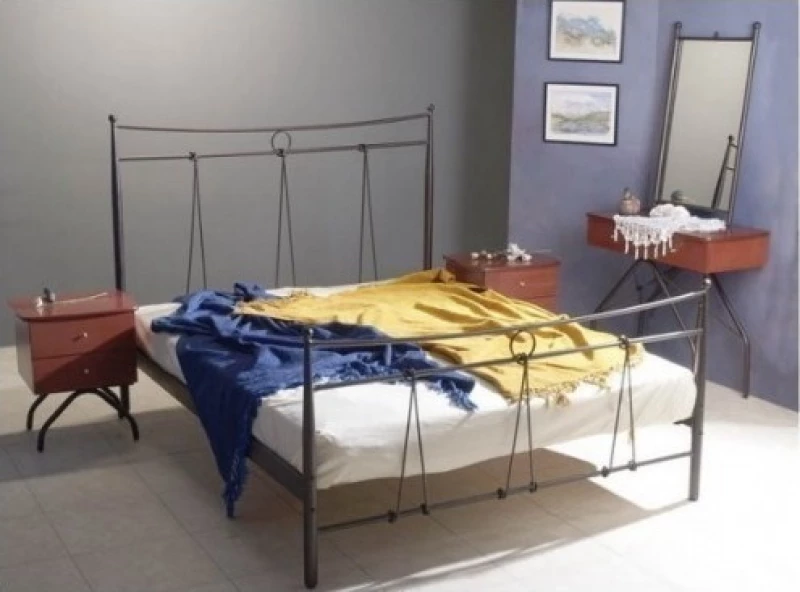 Δίας Κρεβάτι Διπλό Μεταλλικό 140x190cm