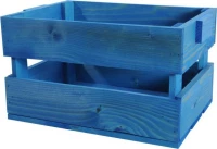 Καφάσι Ξύλινο Οξιά Β 636 Μπλε 47x30,5x26υψ