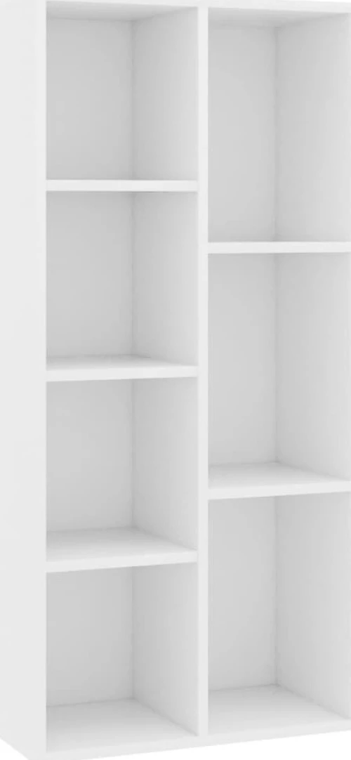 Βιβλιοθήκη Λευκή 50 x 25 x 106 εκ. από Μοριοσανίδα