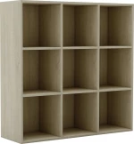 Βιβλιοθήκη Χρώμα Sonoma Δρυς 98 x 30 x 98 εκ. από Μοριοσανίδα