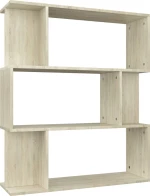 Βιβλιοθήκη/Διαχωριστικό Sonoma Δρυς 80x24x96 εκ. Μοριοσανίδα