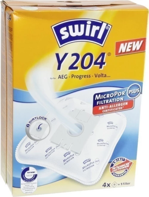 Swirl Y204 Σακούλες Σκούπας 4τμχ