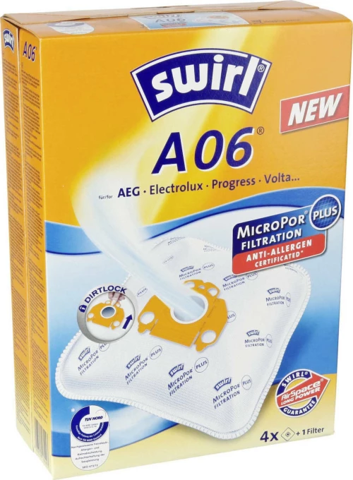 Swirl A06 Σακούλες Σκούπας 4τμχ