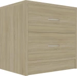 Κομοδίνο Χρώμα Sonoma Δρυς 40 x 30 x 40 εκ. από Μοριοσανίδα