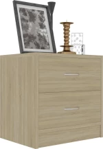 Κομοδίνο Χρώμα Sonoma Δρυς 40 x 30 x 40 εκ. από Μοριοσανίδα