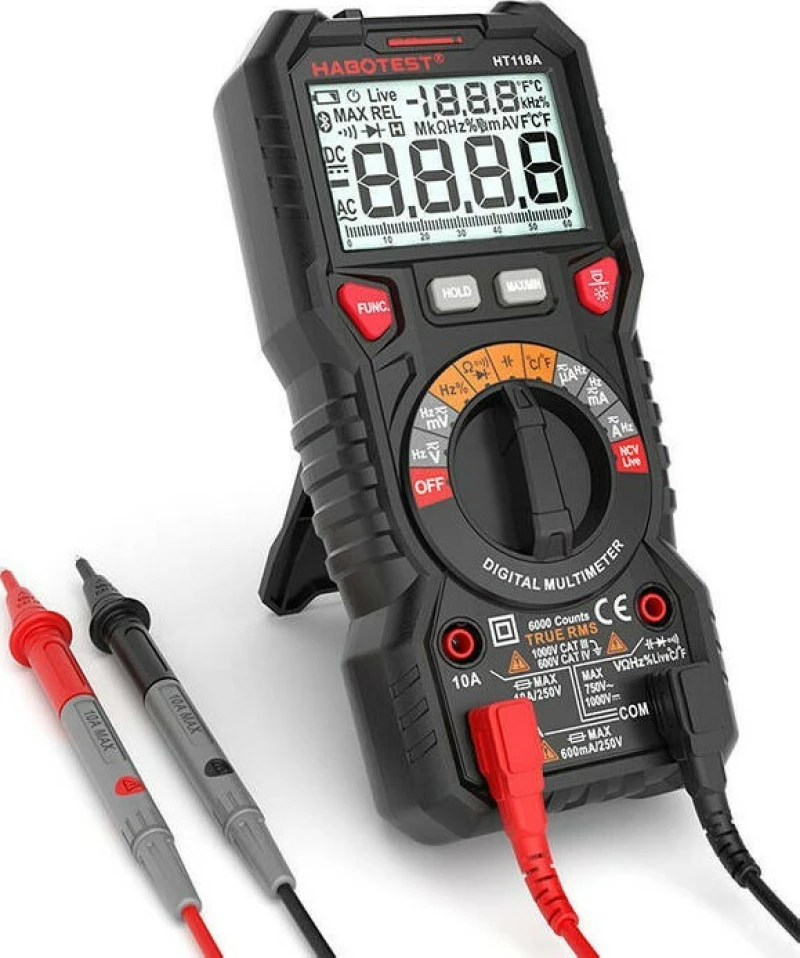 Habotest Ψηφιακό Πολύμετρο HT118A