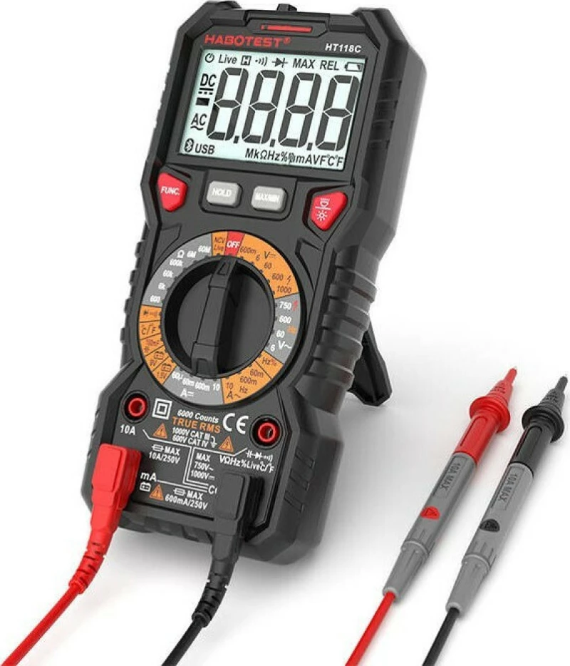 Habotest Ψηφιακό Πολύμετρο HT118C