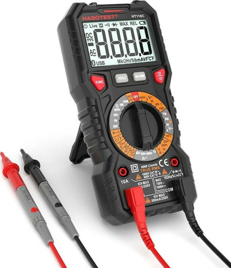 Habotest Ψηφιακό Πολύμετρο HT118C