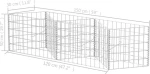 Συρματοκιβώτιο 120x30x50cm από Γαλβανισμένο Χάλυβα 142540
