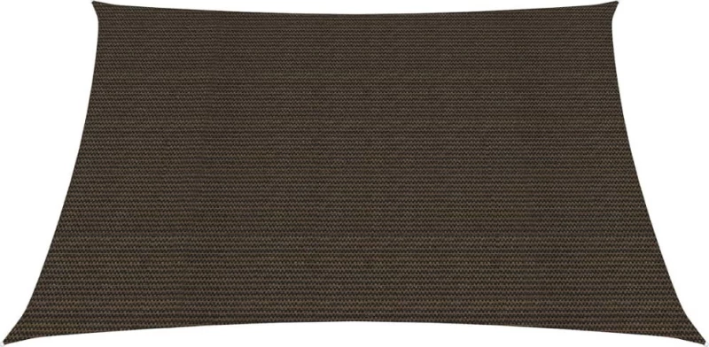 vidaXL Πανί Σκίασης Καφέ από HDPE 6x6m 160 gr/m² 311774