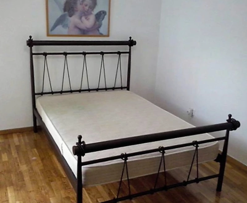 No 34 Κρεβάτι Ημίδιπλο Μεταλλικό 110x190cm
